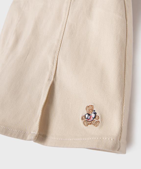 Jupe short en coton fille - LuluCastagnette x Alizée vue2 - LULU CASTAGNETTE G4G D - GEMO