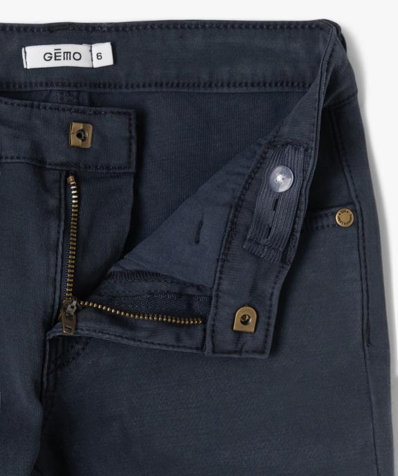 Pantalon cargo regular extensible garçon vue4 - GEMO (ENFANT) - GEMO