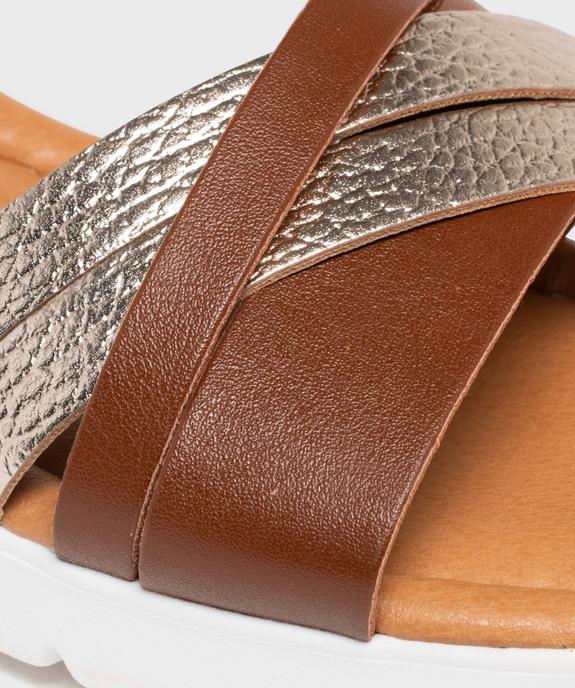 Sandales à talon compensé et semelle sport femme - Valentina Baldano vue6 - VALENTINA BALDA - GEMO