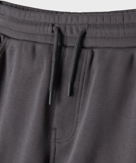 Pantalon de jogging avec intérieur chaud garçon vue3 - GEMO (JUNIOR) - GEMO