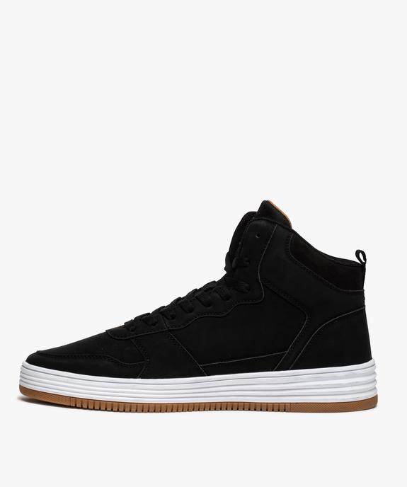 Baskets homme semi-montantes en suédine - Kappa Seattle vue3 - KAPPA - GEMO