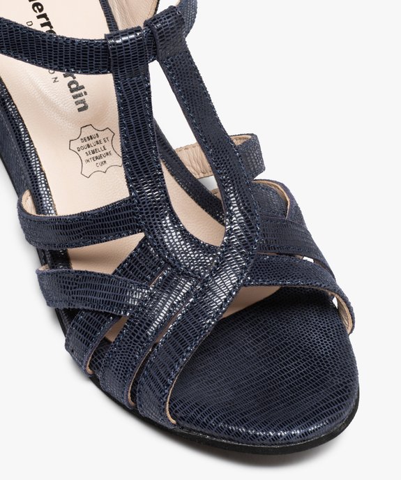 Sandales femme à fines brides en cuir – Pierre Cardin vue6 - PIERRE CARDIN D - GEMO
