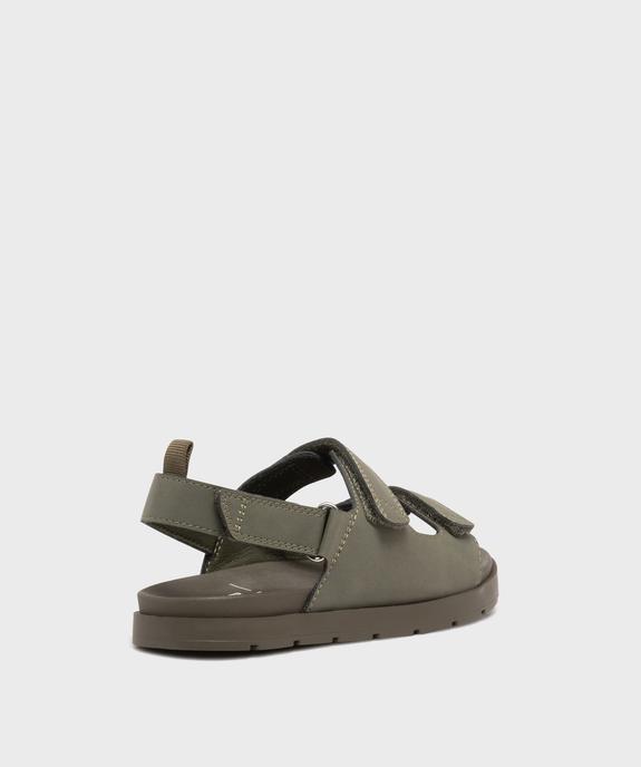 Sandales à scratch monochromes garçon - 5 Miles vue4 - 5 MILES - GEMO