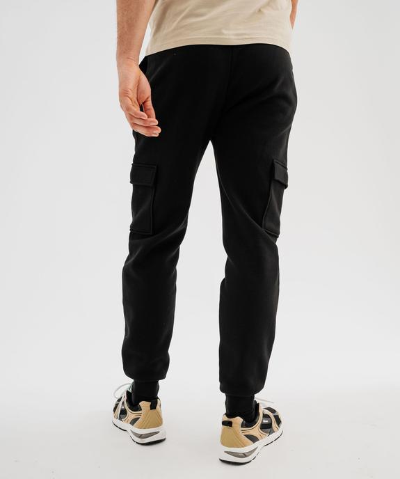 Pantalon de jogging avec poches à rabat homme vue5 - GEMO 4G HOMME - GEMO