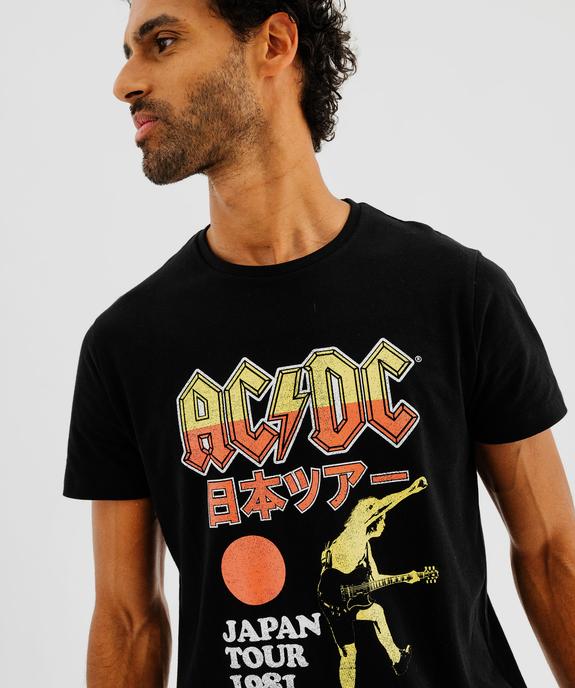 Tee-shirt manches courtes avec motif multicolore homme - AC DC vue2 - ACDC - GEMO