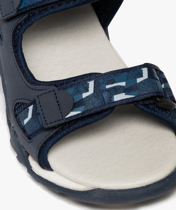 Sandales à 3 brides scratch garçon - Buggyshoes vue6 - BUGGY - GEMO