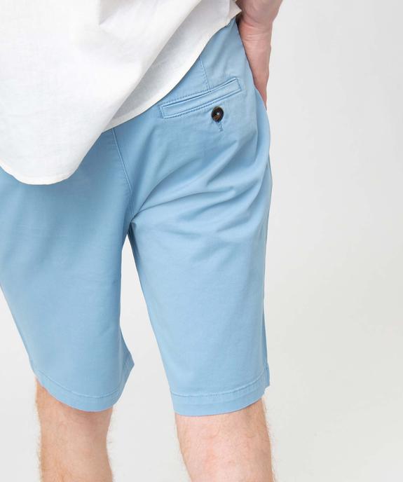 Bermuda coupe chino en toile stretch homme vue2 - GEMO 4G HOMME - GEMO