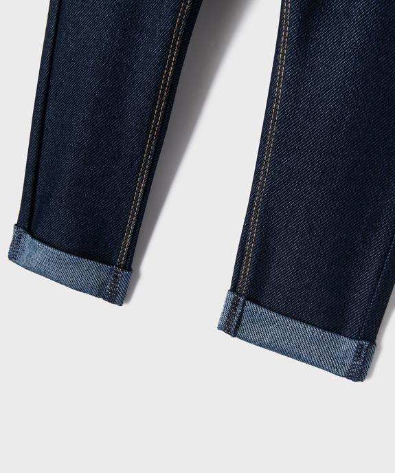 Jegging à taille réglable et revers bébé fille vue3 - GEMO(BEBE DEBT) - GEMO