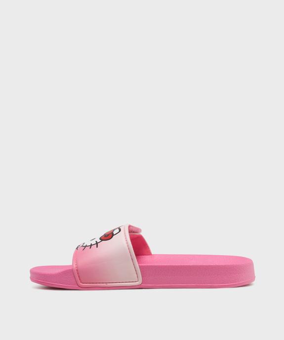 Mules de piscine à scratch à motif chaton fille - Hello Kitty vue3 - HELLO KITTY - GEMO