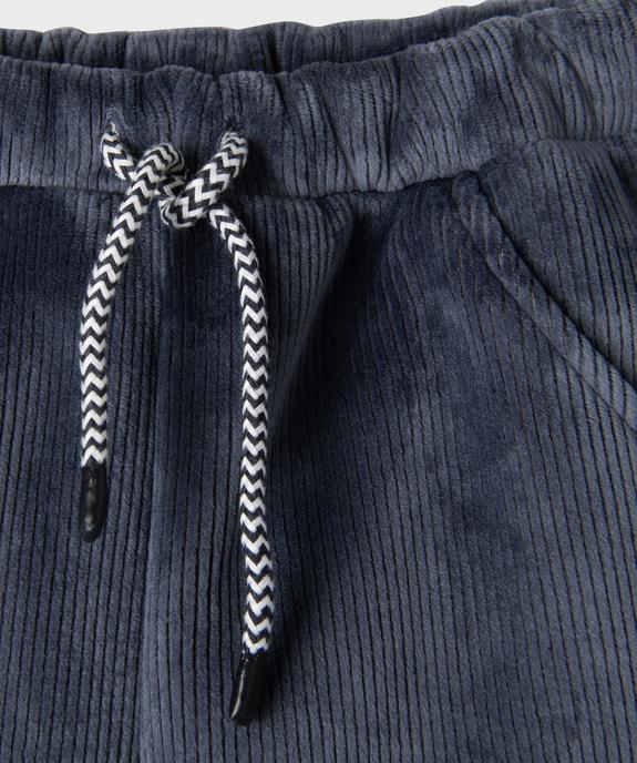 Pantalon en velours côtelé avec doublure polaire bébé vue2 - GEMO(BEBE DEBT) - GEMO