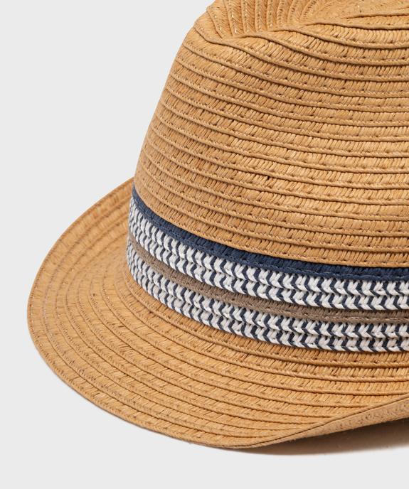 Chapeau de paille avec tresses colorées garçon vue2 - GEMO (ACCESS) - GEMO