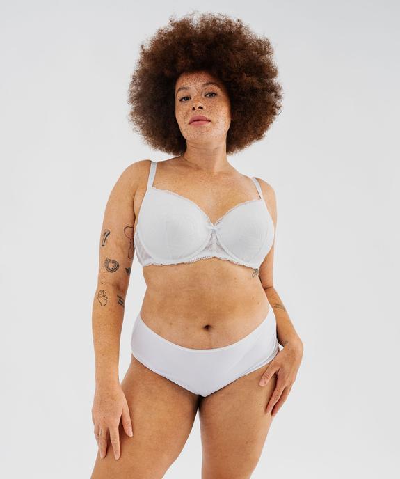 Soutien-gorge emboitant à armatures femme grande taille vue3 - GEMO(HOMWR FEM) - GEMO