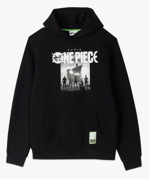 Sweat à capuche en molleton imprimé homme - One Piece vue4 - ONE PIECE - GEMO