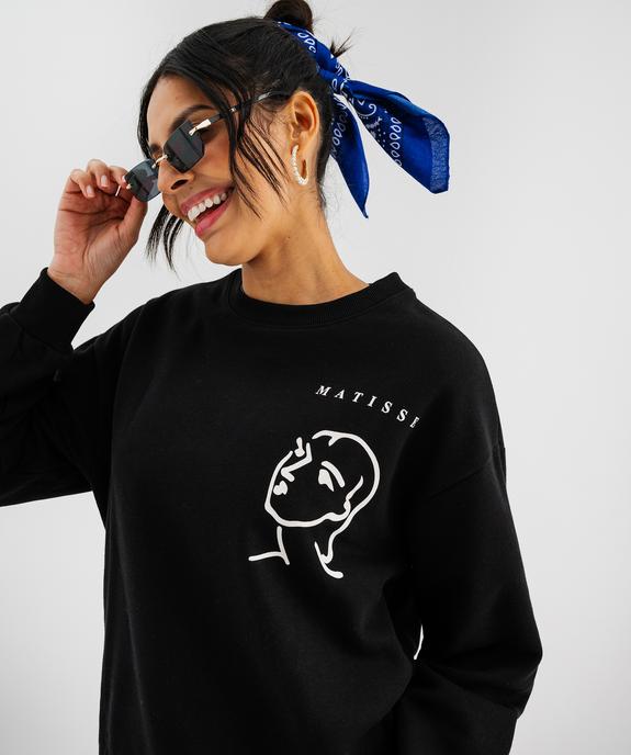 Sweat avec motif artistique femme - Henri Matisse vue2 - MATISSE - GEMO