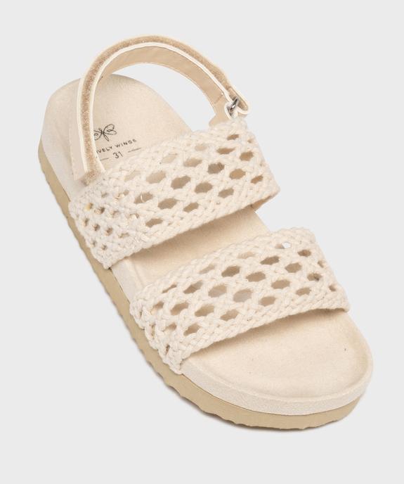 Sandales à scratch et brides crochetées fille - Lovely Wings vue5 - LOVELY WINGS - GEMO