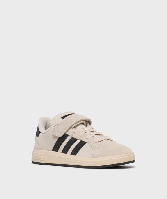 Baskets Grand Court 00s à scratch garçon - Adidas vue2 - ADIDAS - GEMO