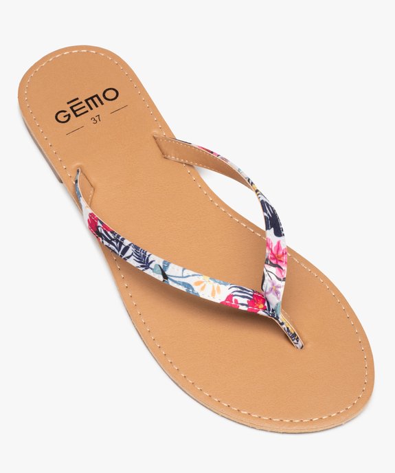 Tongs femme à petit talon plat et lanières fines - Valentina Baldano vue5 - VALENTINA BALDA - GEMO