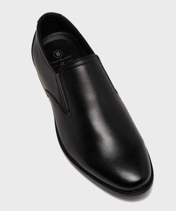 Derbies slip-on en cuir imitation lisse homme - Mario Baldano vue5 - MARIO BALDANO - GEMO
