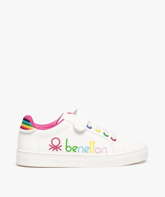 Baskets fille à détails multicolores - Benetton vue1 - BENETTON - GEMO