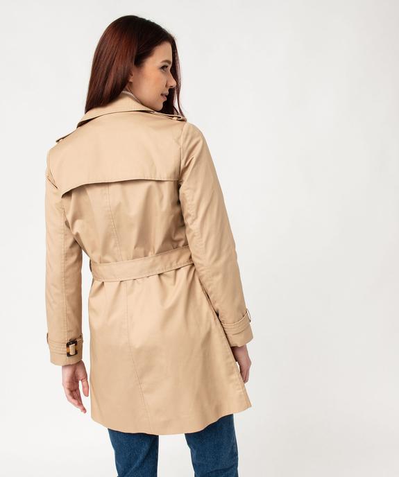 Trench mi-long femme - LuluCastagnette vue4 - LULU CASTAGNETT - GEMO