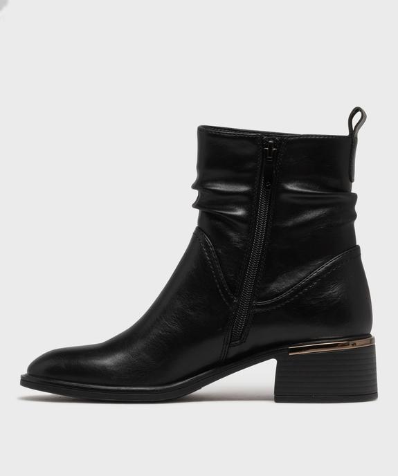 Bottines avec tige effet drapé femme - Valentina Baldano vue3 - VALENTINA BALDA - GEMO