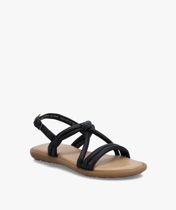 Sandales fille à fines brides rembourrées vue2 - GEMO (ENFANT) - GEMO