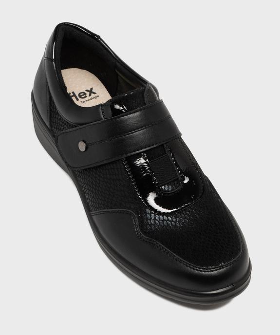 Chaussures confort fermeture à scratch femme vue5 - G'FLEX - GEMO