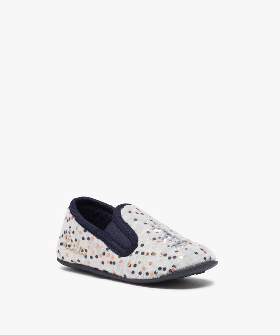 Chaussons fille à pois brillants – LuluCastagnette vue2 - LULU CASTAGNETT - GEMO