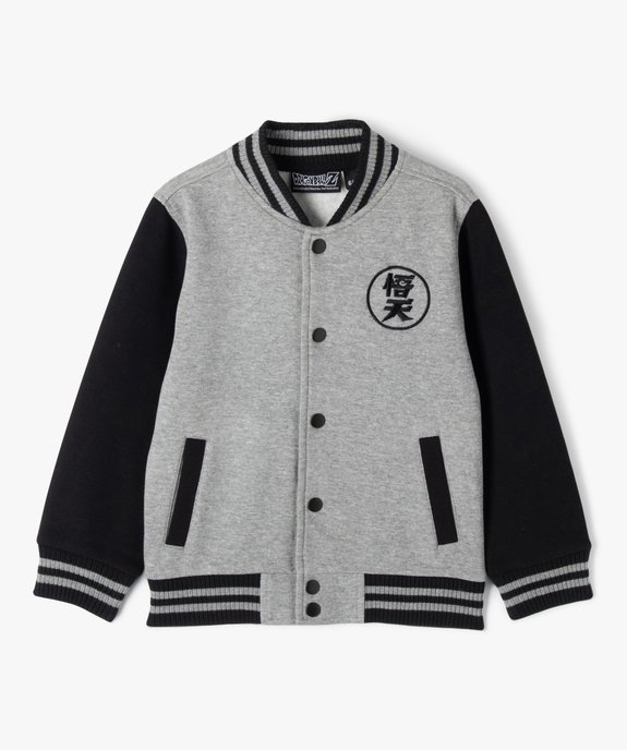 Sweat molletonné avec fermeture boutons-pression garçon - Dragon Ball Z vue1 - DRAGON BALL Z - GEMO