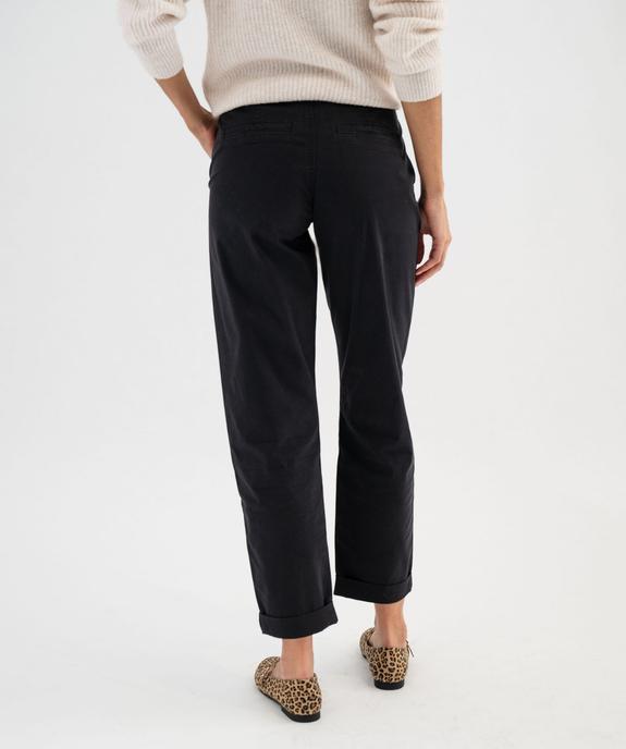 Pantalon chino coupe regular femme vue2 - GEMO(FEMME PAP) - GEMO