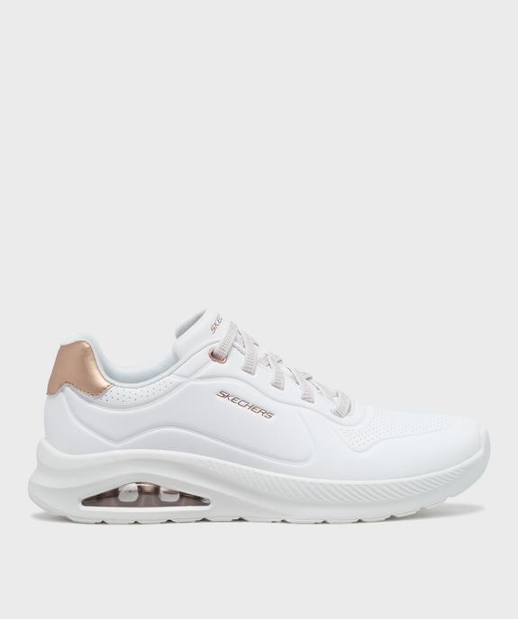 Baskets à lacets élastiques faciles à enfiler femme - Skechers  vue1 - SKECHERS - GEMO