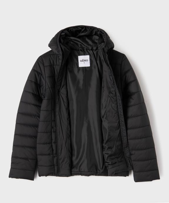 Doudoune à capuche matelassage léger fille - GEMO 4G FILLE Doudoune à capuche matelassage léger fille vue6 - GEMO 4G FILLE - GEMO