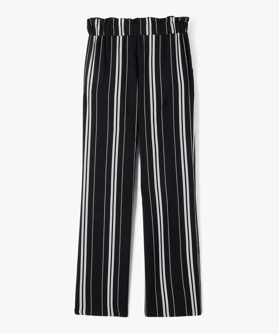 Pantalon fluide coupe large fille vue3 - GEMO 4G FILLE - GEMO