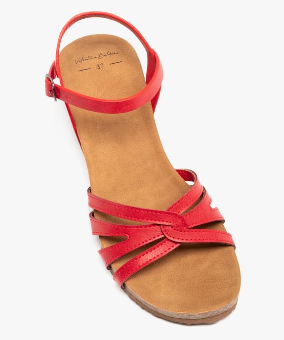 Sandales à talon compensé femme - Valentina Baldano vue5 - VALENTINA BALDA - GEMO