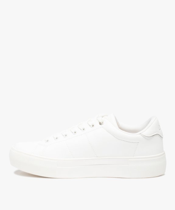 Tennis femme unies à lacets – Ellesse Virgin vue3 - ELLESSE - GEMO