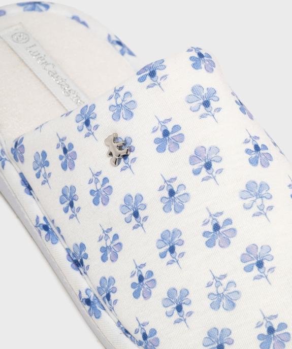 Chaussons mules à motifs fleuris femme - LuluCastagnette vue6 - LULUCASTAGNETTE - GEMO