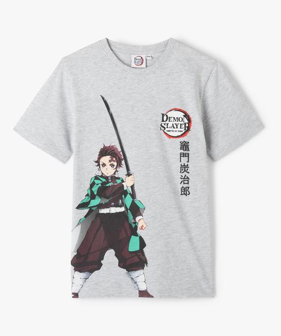 Tee-shirt à manches courtes à motifs manga garçon - Demon Slayer vue1 - DEMON SLAYER - GEMO