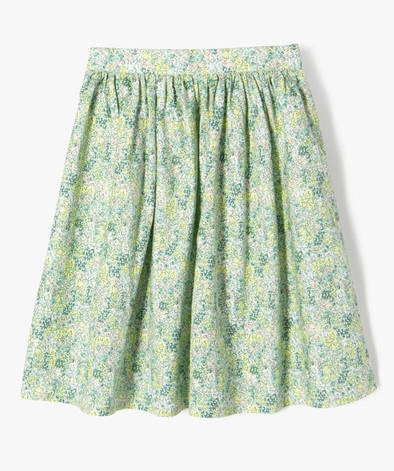 Jupe longue à motifs fleuris fille vue2 - GEMO (ENFANT) - GEMO