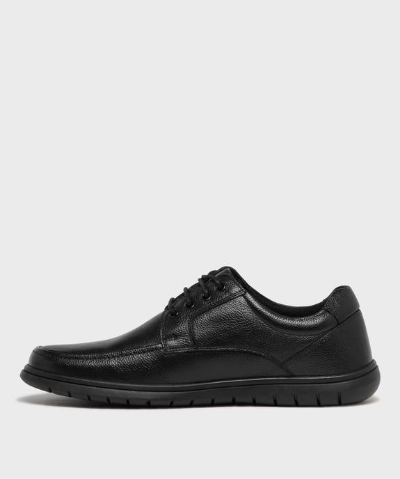 Derbies confort en cuir homme - G'Flex vue3 - G'FLEX - GEMO