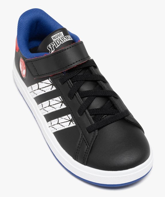Tennis à scratch GrandCourt Spider garçon - Adidas x Marvel vue5 - ADIDAS - GEMO