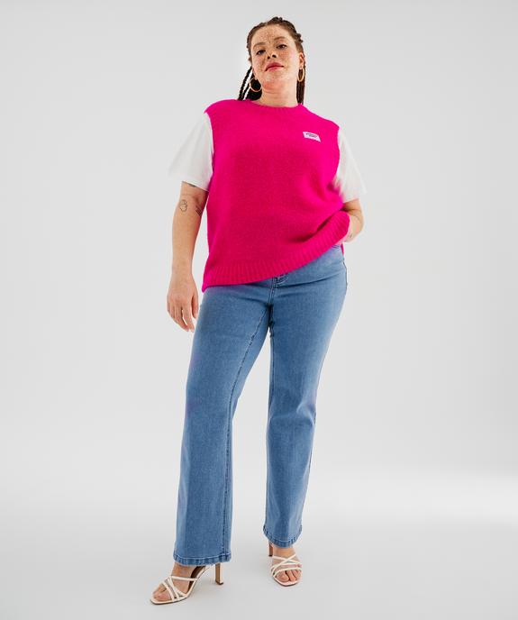 Pull sans manches femme grande taille vue4 - GEMO (G TAILLE) - GEMO