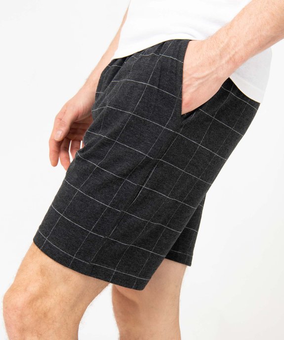 Short de pyjama en jersey à taille élastique homme vue3 - GEMO(HOMWR HOM) - GEMO