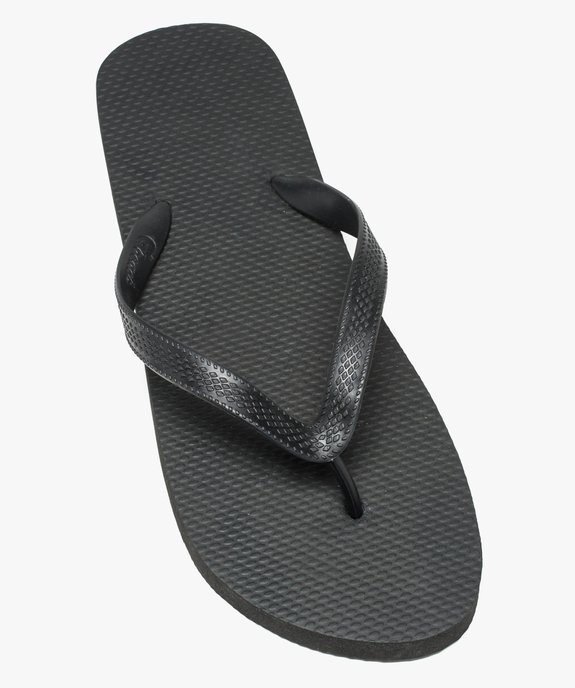 Tongs homme unies vue5 - GEMO (PLAGE) - GEMO