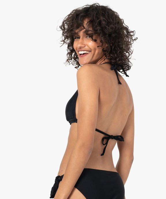 Haut de maillot de bain femme forme triangle vue2 - GEMO 4G FEMME - GEMO