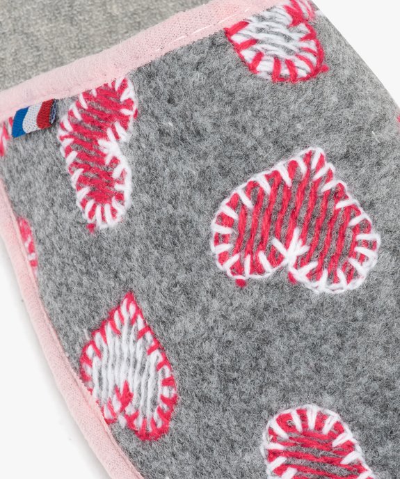 Chaussons femme mules plates en matières recyclées - Goxo vue6 - GOXO - GEMO