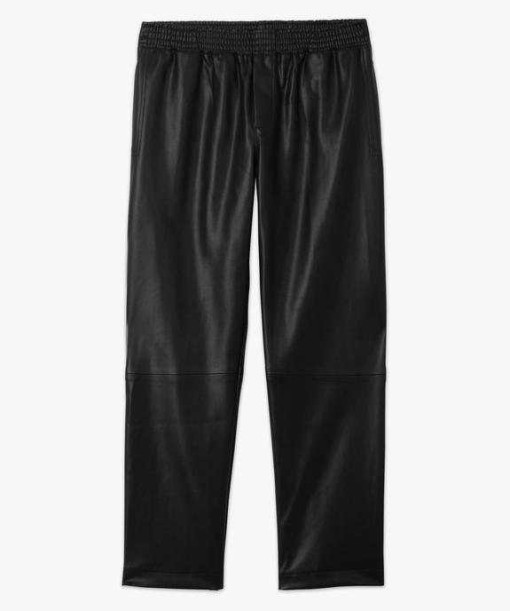 Pantalon femme en matière synthétique imitation cuir vue5 - GEMO(FEMME PAP) - GEMO