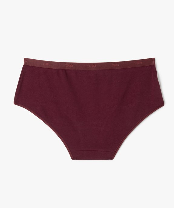 Shorties en coton stretch femme (lot de 5) - Les Pockets Eco Dim vue3 - DIM - GEMO