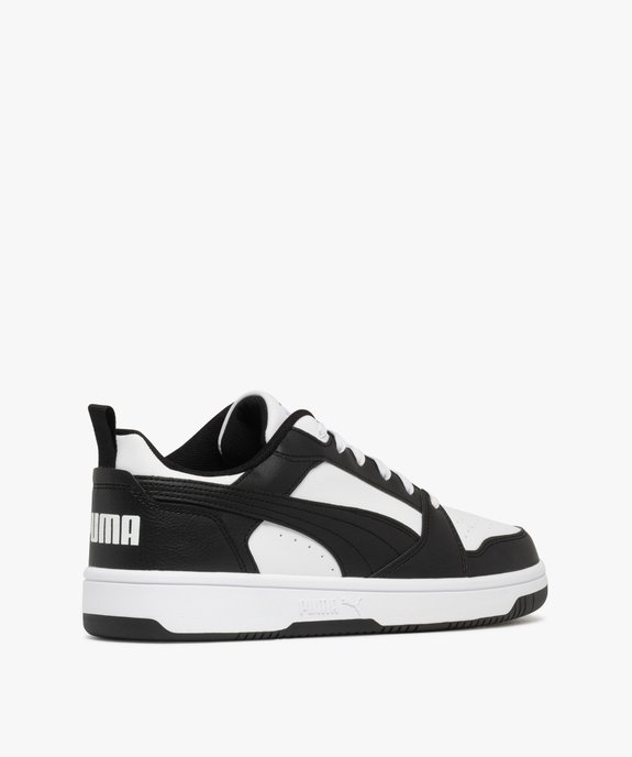 Baskets homme low-cut style rétro à lacets Rebound V6 - Puma vue4 - PUMA - GEMO