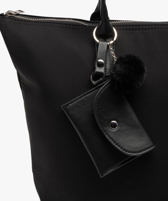 Sac cabas déperlant avec accessoires amovibles femme vue3 - GEMO (ACCESS) - GEMO