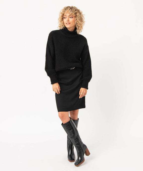 Jupe crayon unie femme - GEMO(FEMME PAP) Jupe crayon unie femme vue5 - GEMO(FEMME PAP) - GEMO